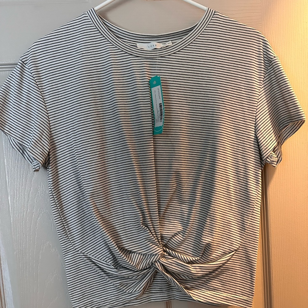 Tie front shirt